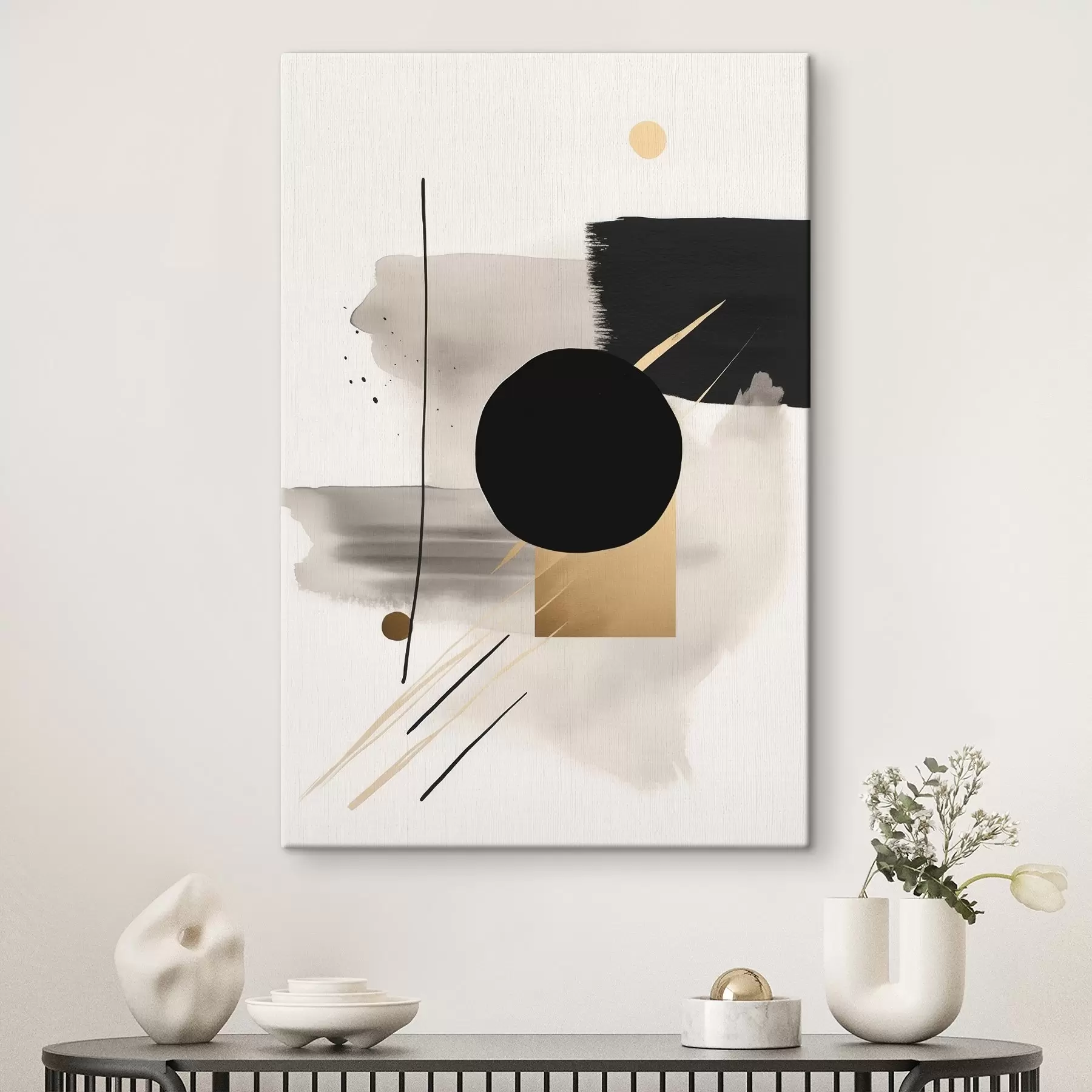  Schilderijen Abstracties met vormen s46572