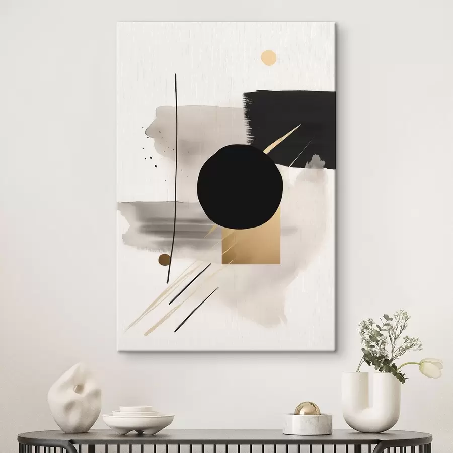  Schilderijen Abstracties met vormen s46572