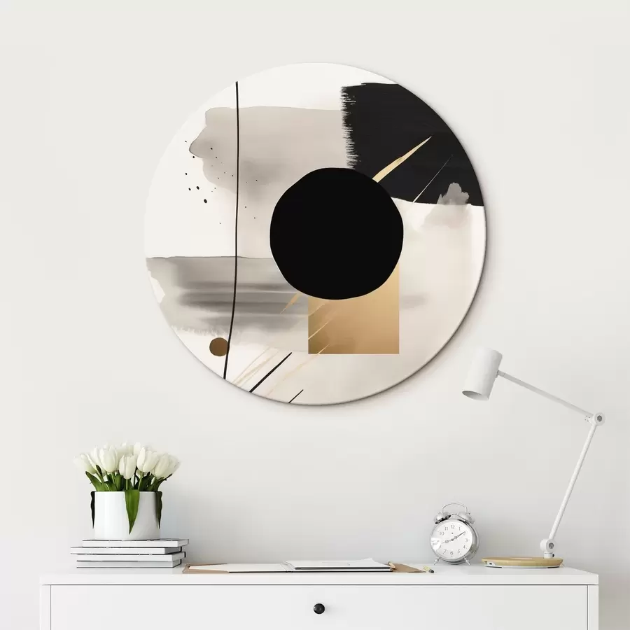  Schilderijen Abstracties met vormen r46572