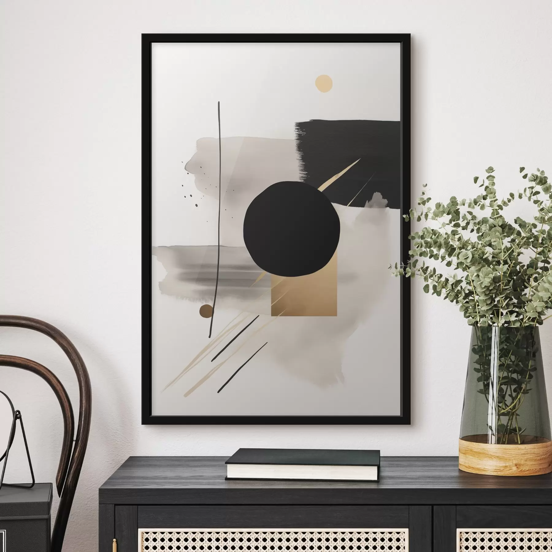 Fotobehang Abstracties met vormen f46572