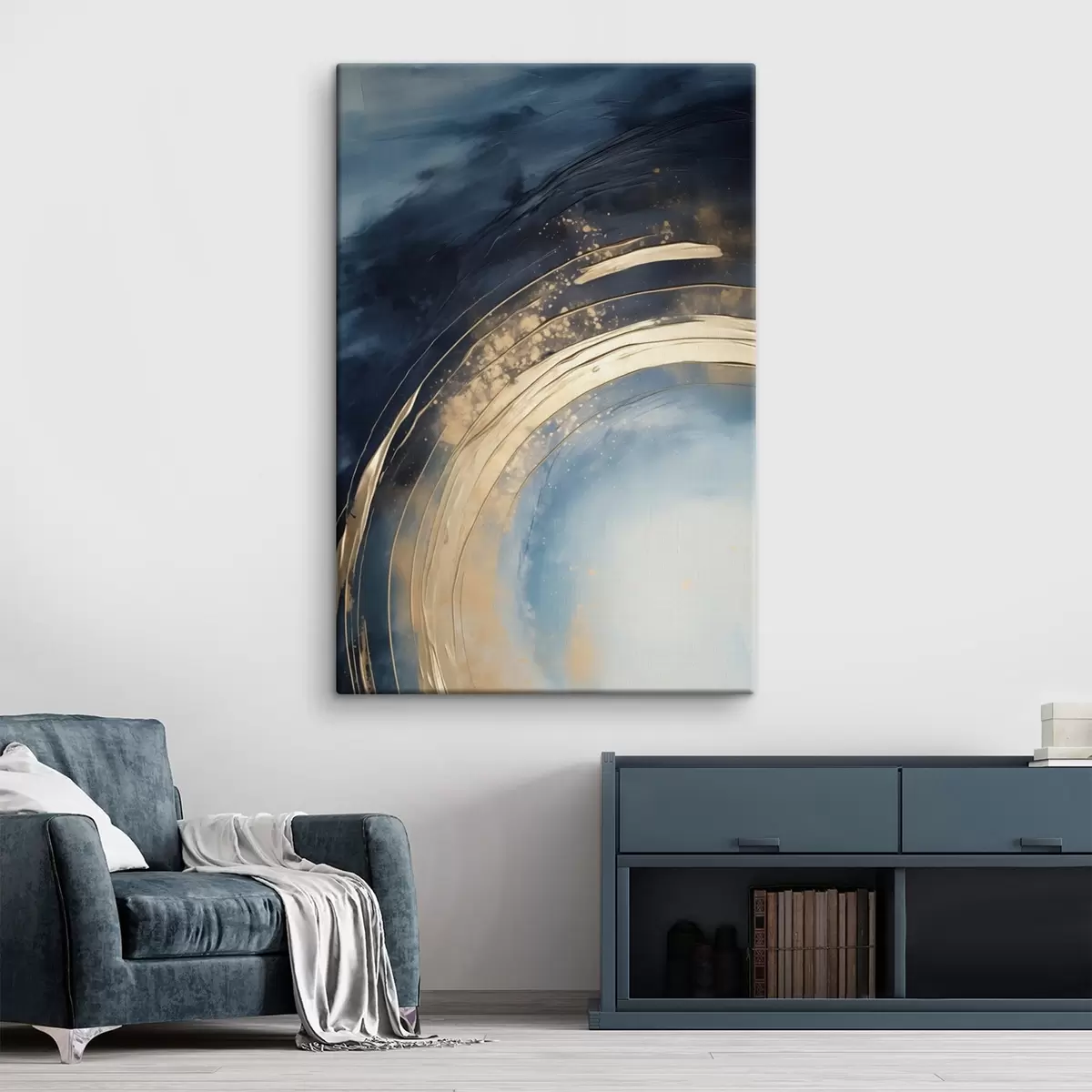  Schilderijen Brede ring met licht midden en gespikkeld glazuur s46488