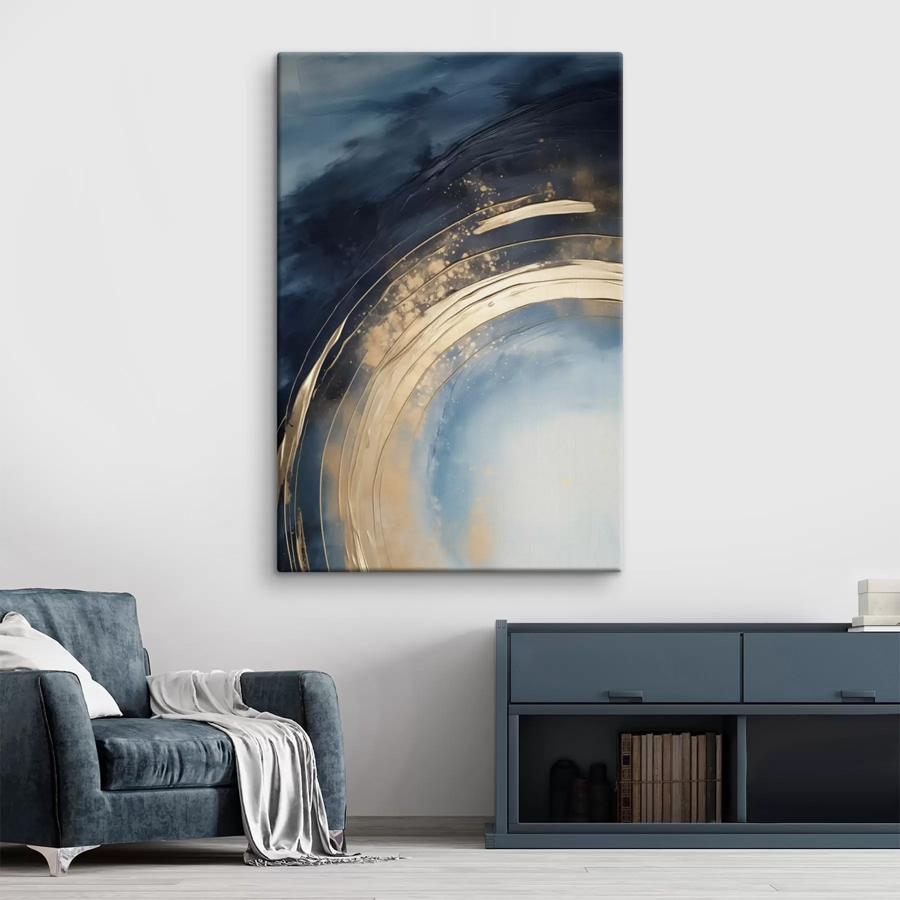  Schilderijen Brede ring met licht midden en gespikkeld glazuur s46488