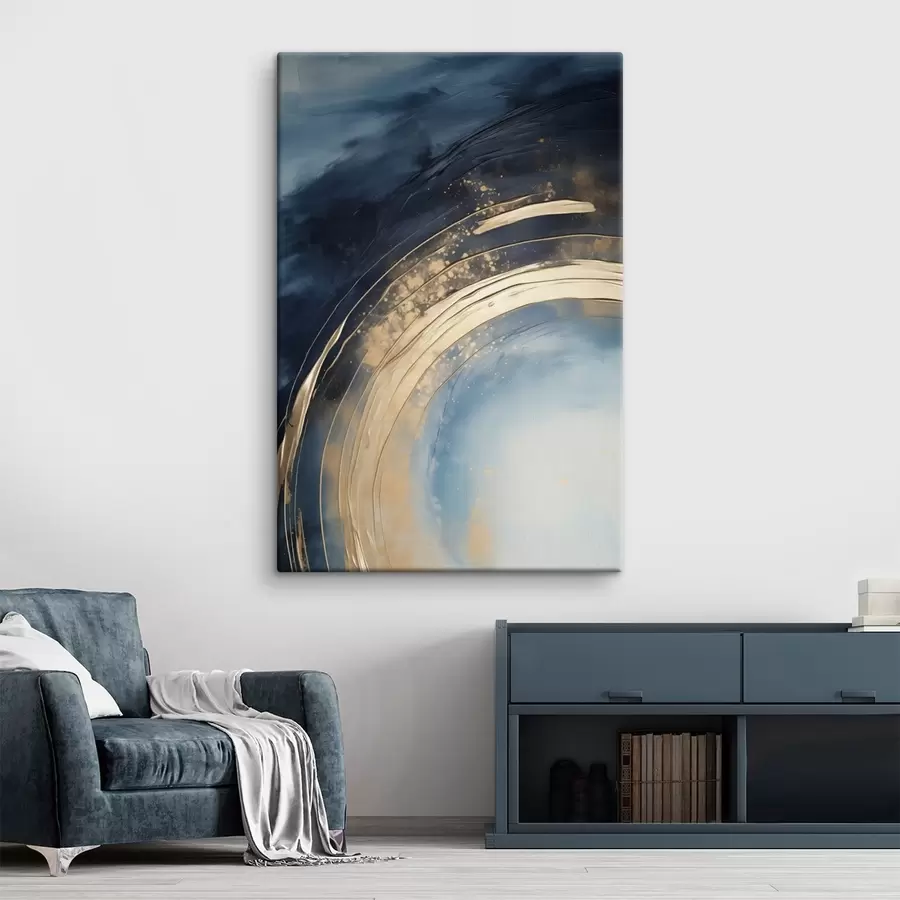  Schilderijen Brede ring met licht midden en gespikkeld glazuur s46488