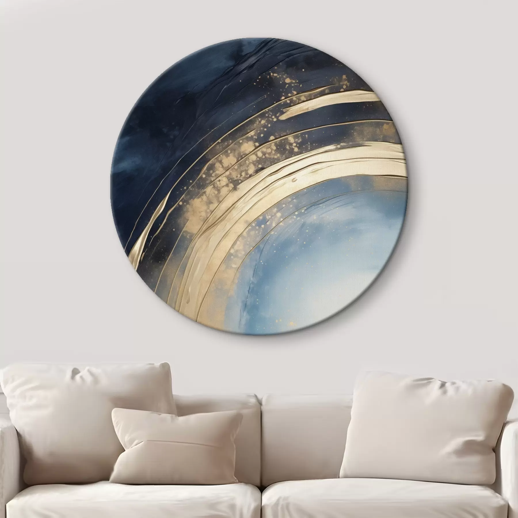  Schilderijen Brede ring met licht midden en gespikkeld glazuur r46488