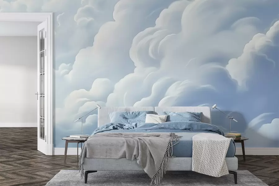 Fotobehang Wolken w04890v1