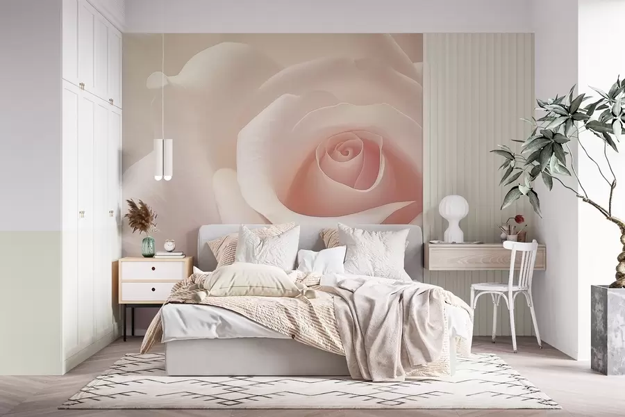 Fotobehang Roos w04892