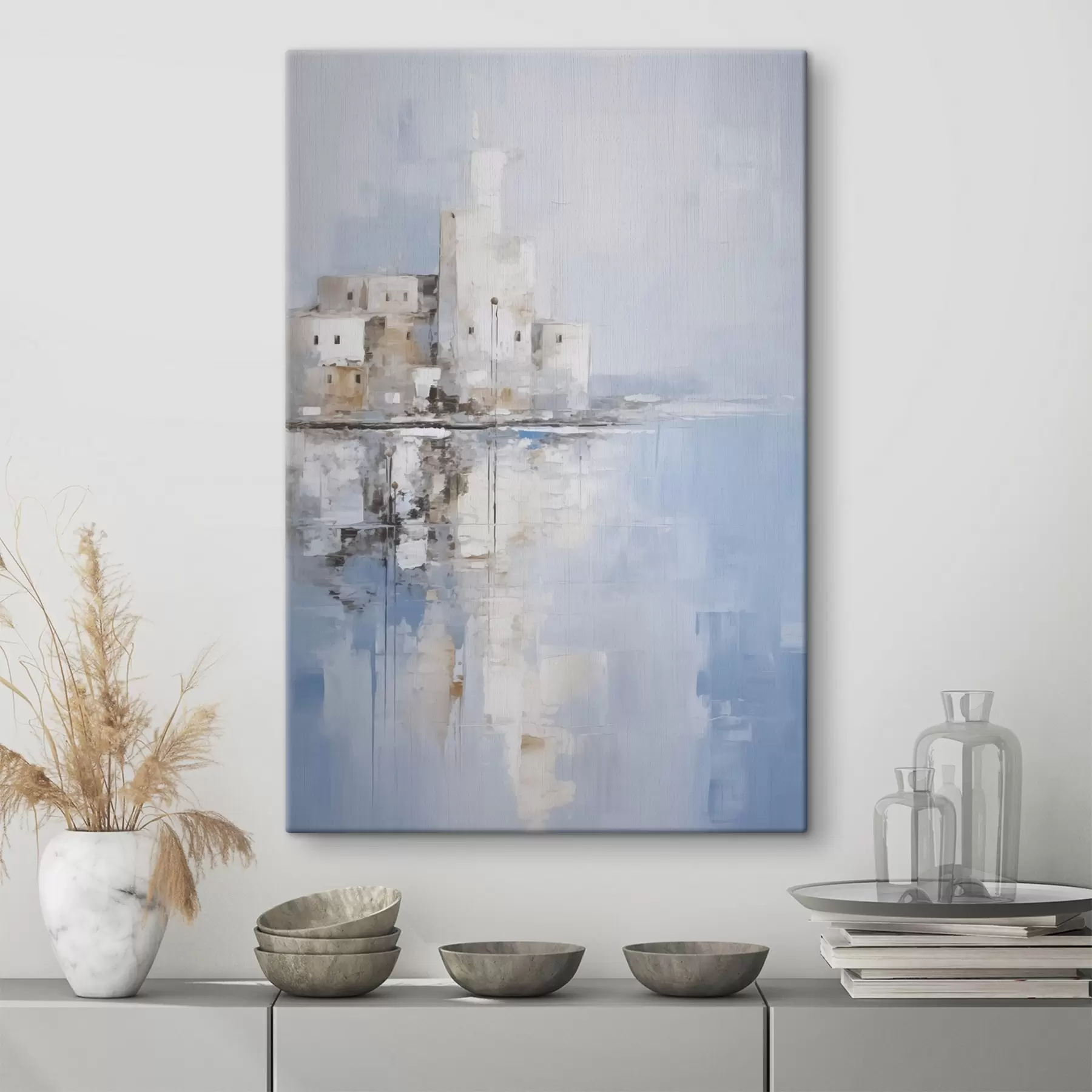  Schilderijen Abstracte landschapsimitatie van schilderkunst s46674