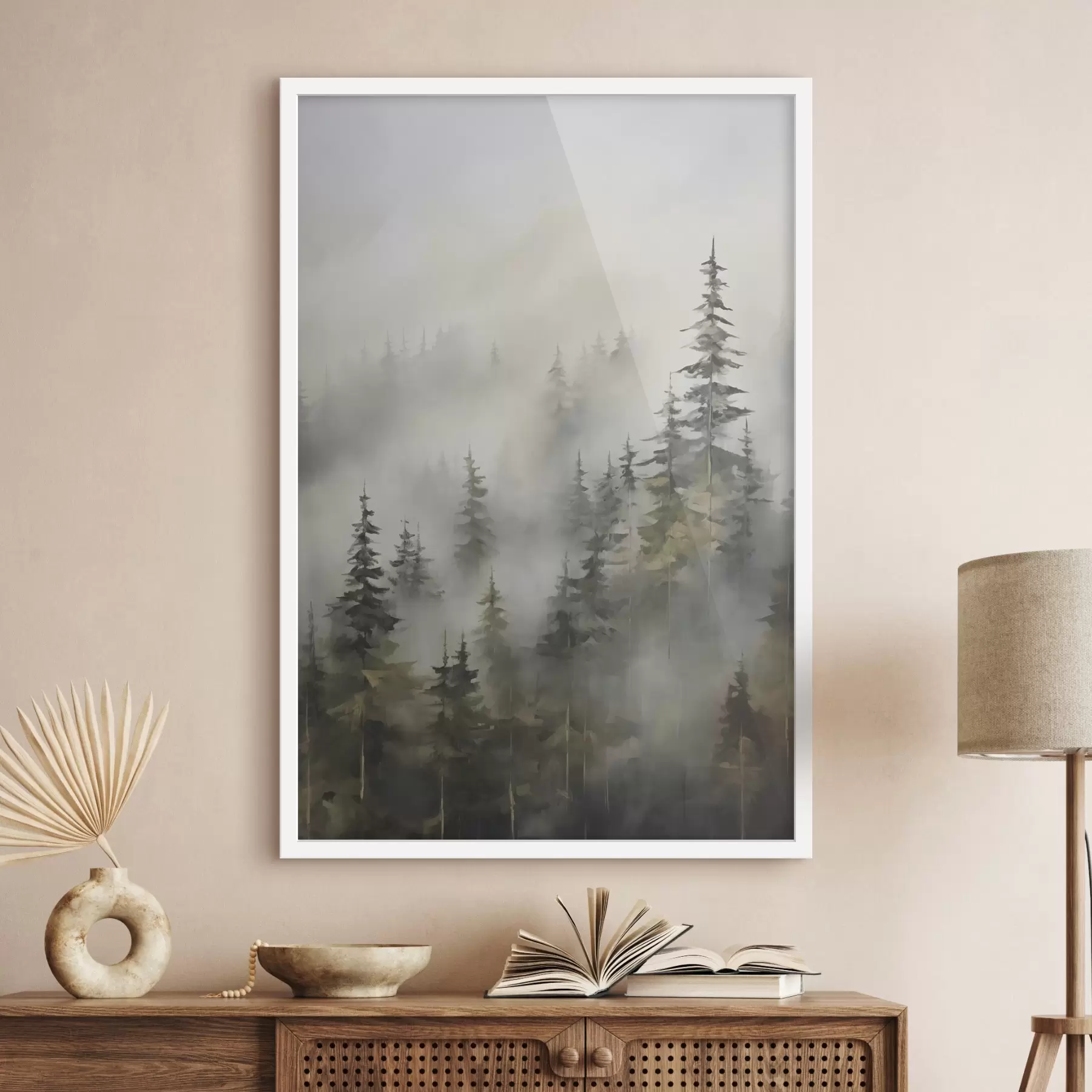 Fotobehang Bos en zachtheid f46671