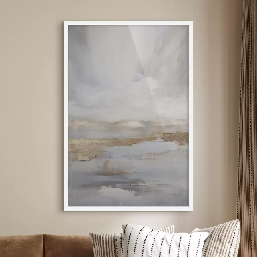 Fotobehang Abstracte compositie, imitatie van schilderkunst f46678