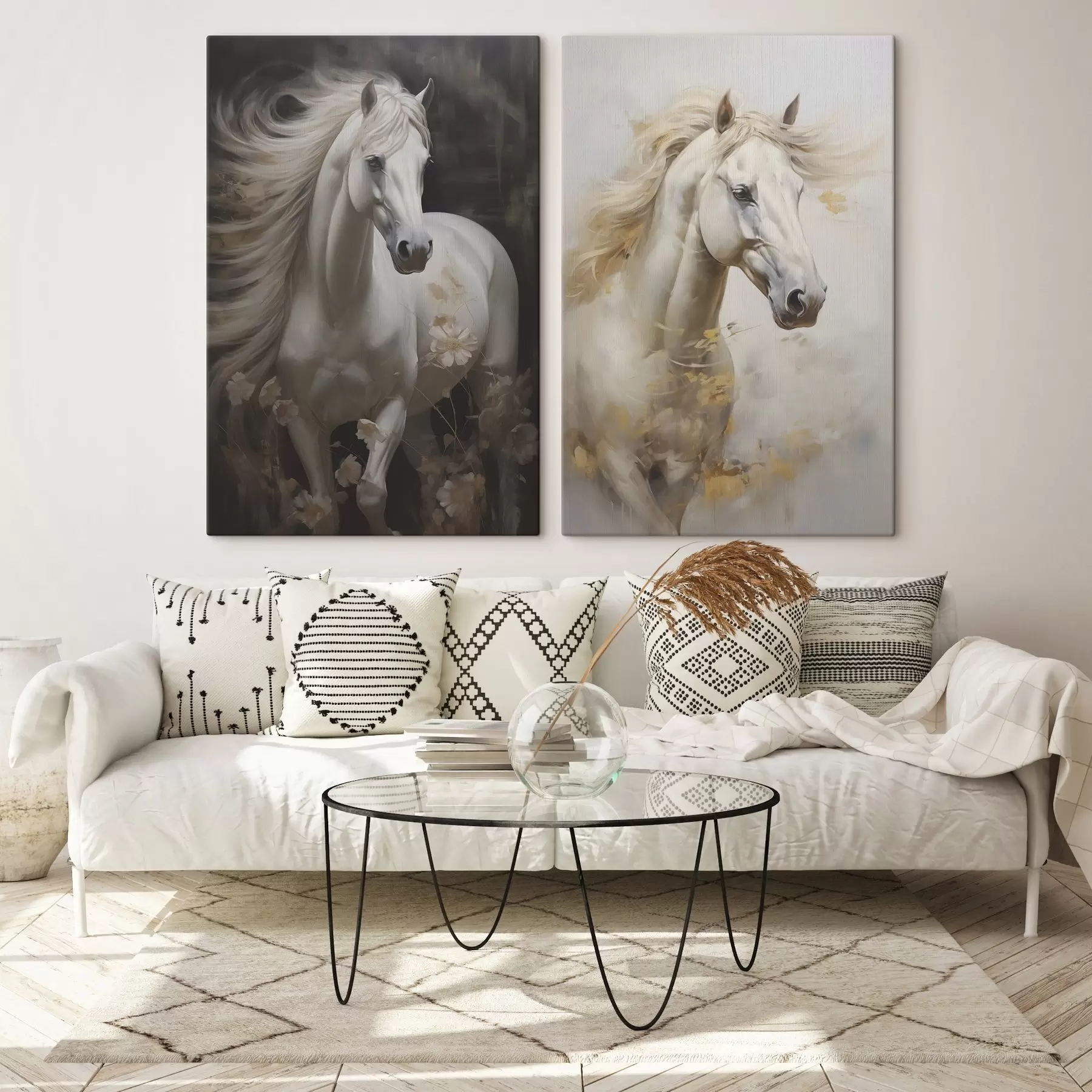  Schilderijen Paard imitatie van schilderij m01000