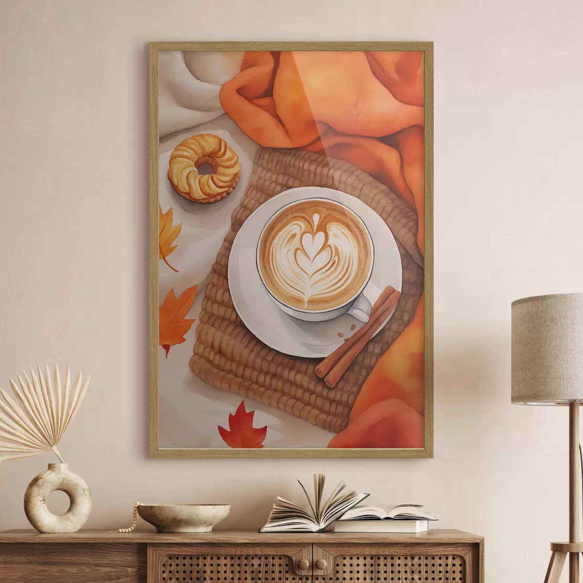 Poster Herfst latte f46623