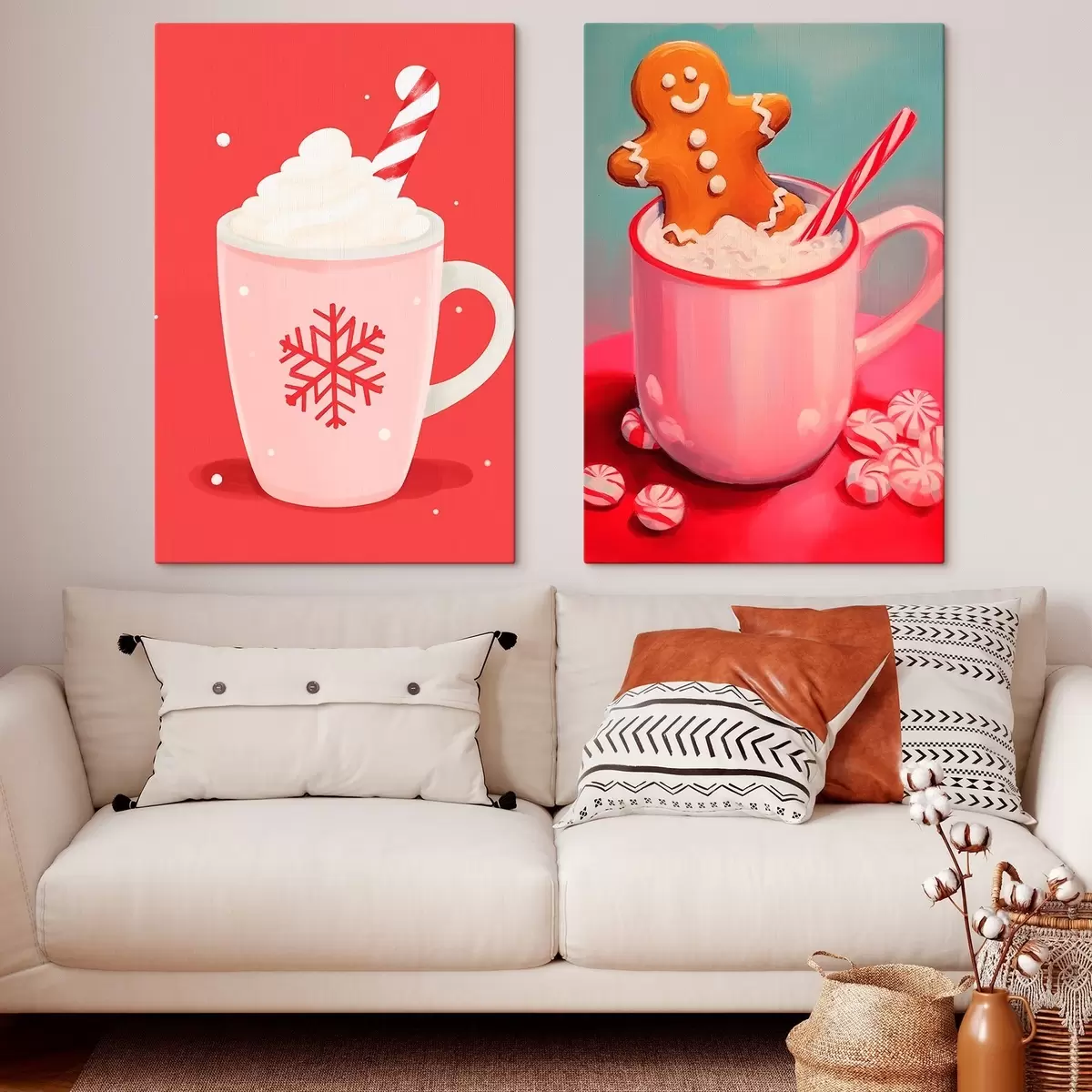  Schilderijen Kerstsfeer m00977