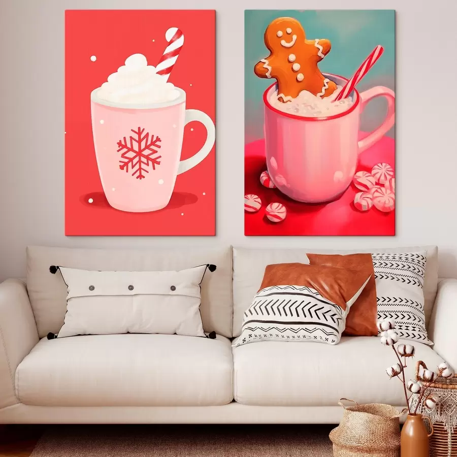  Schilderijen Kerstsfeer m00977