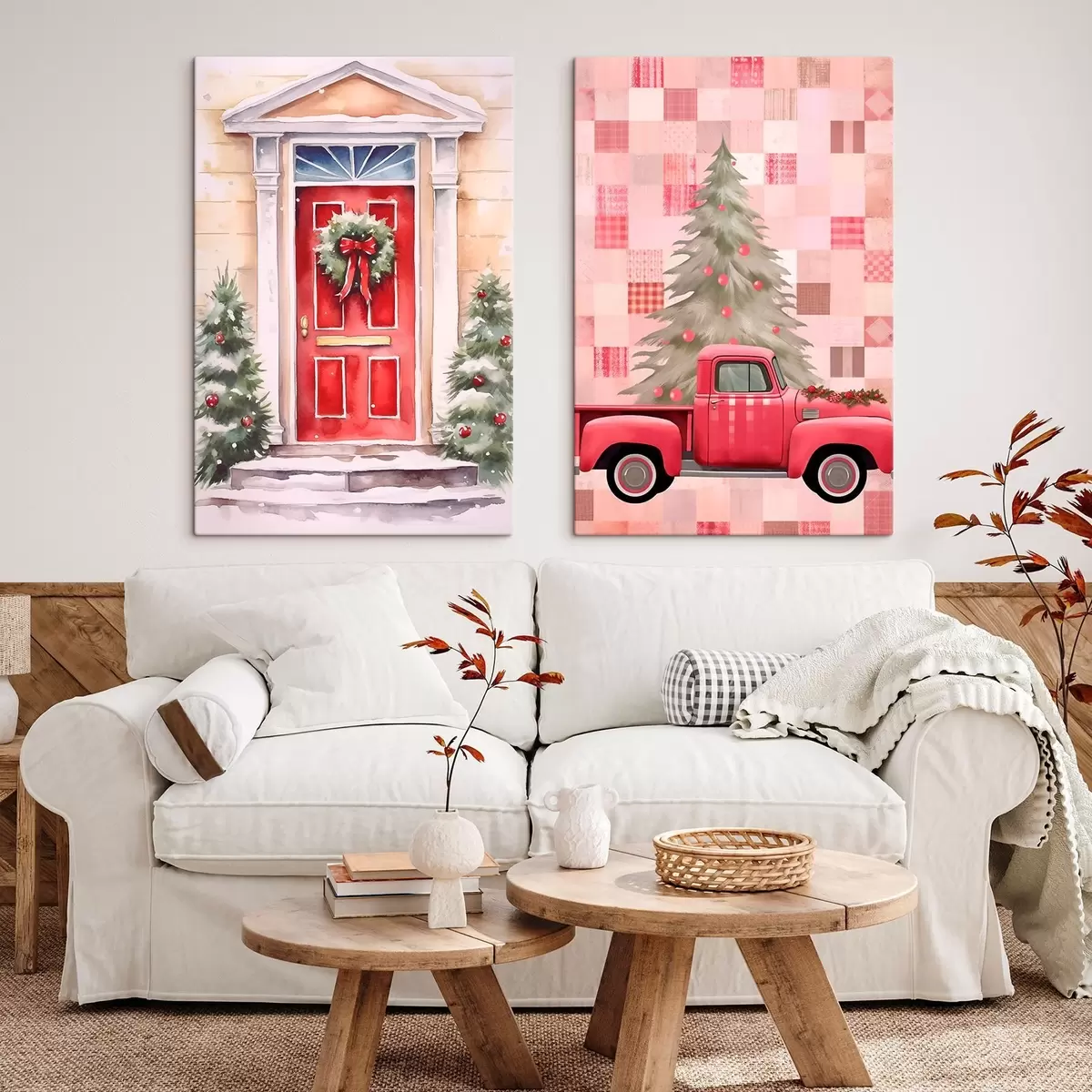  Schilderijen Kerstsfeer m00978