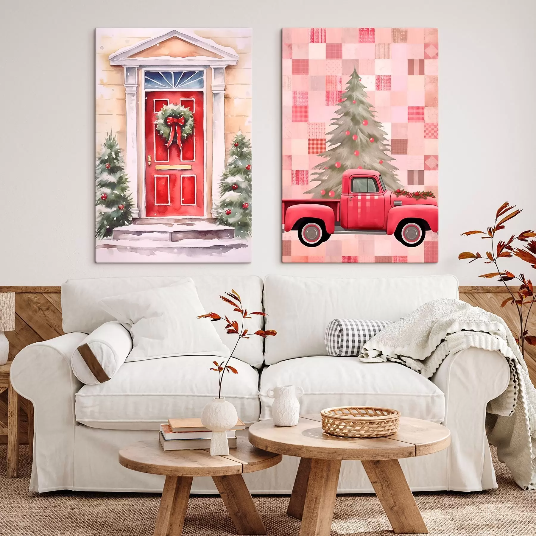  Schilderijen Kerstsfeer m00978