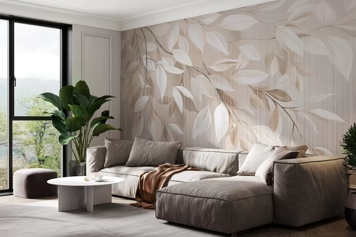 Fotobehang Hangende boomtak w04903