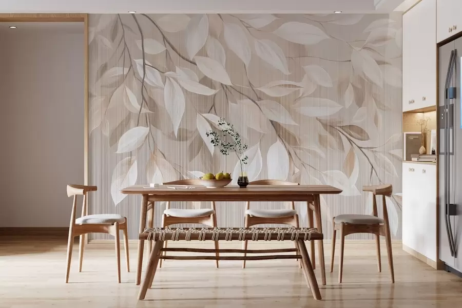 Fotobehang Hangende boomtak w04903