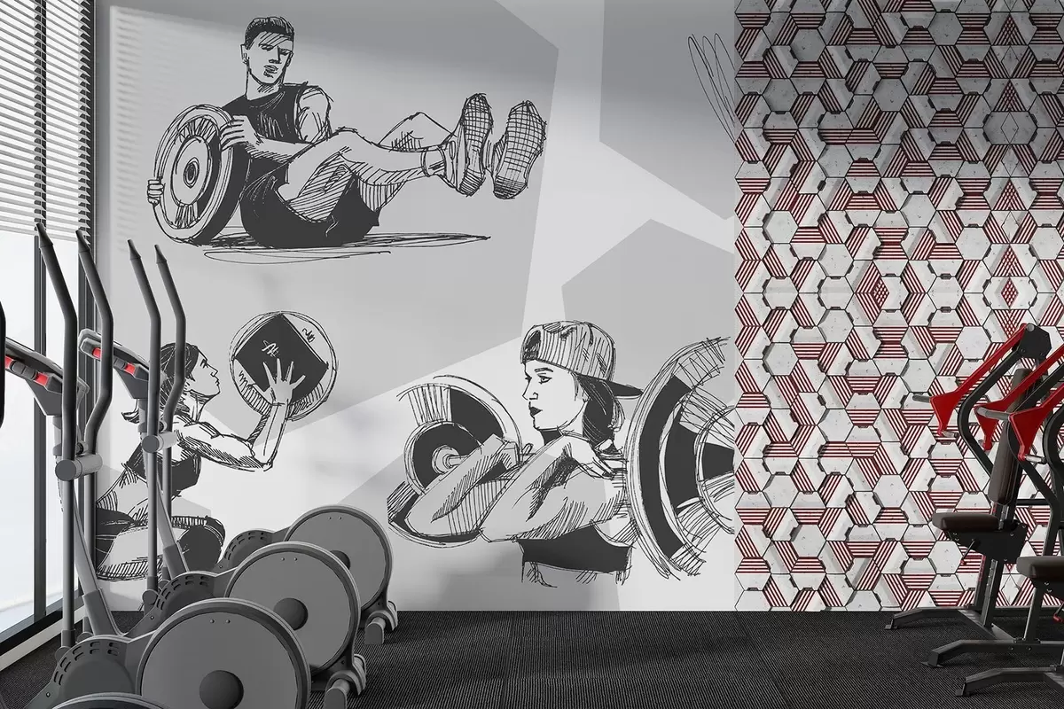 Fotobehang Atleten w04909v2