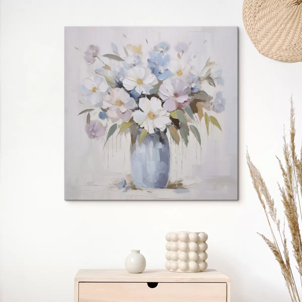  Schilderijen Bloemen in een vaas imitatie schilderij s46714