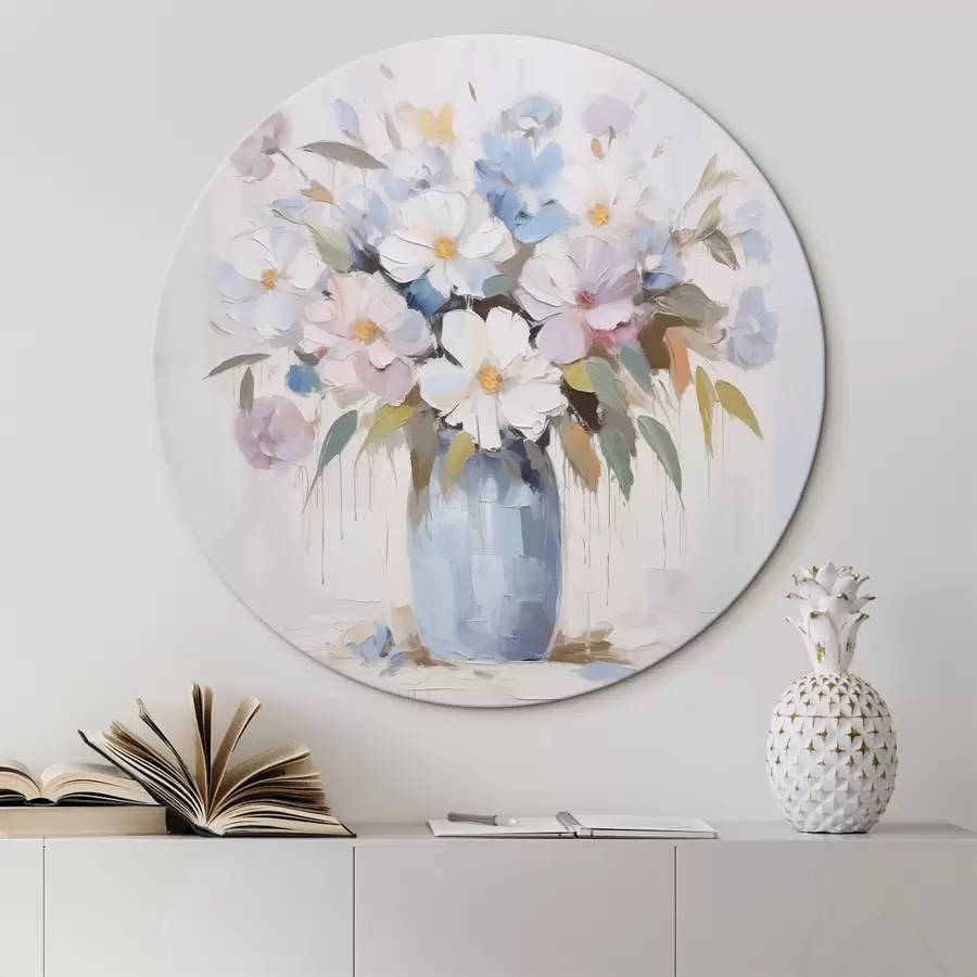  Schilderijen Bloemen in een vaas imitatie schilderij r46714
