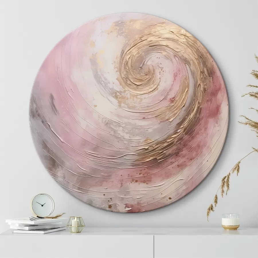  Schilderijen Abstracte werveling, imitatie schilderij r46745