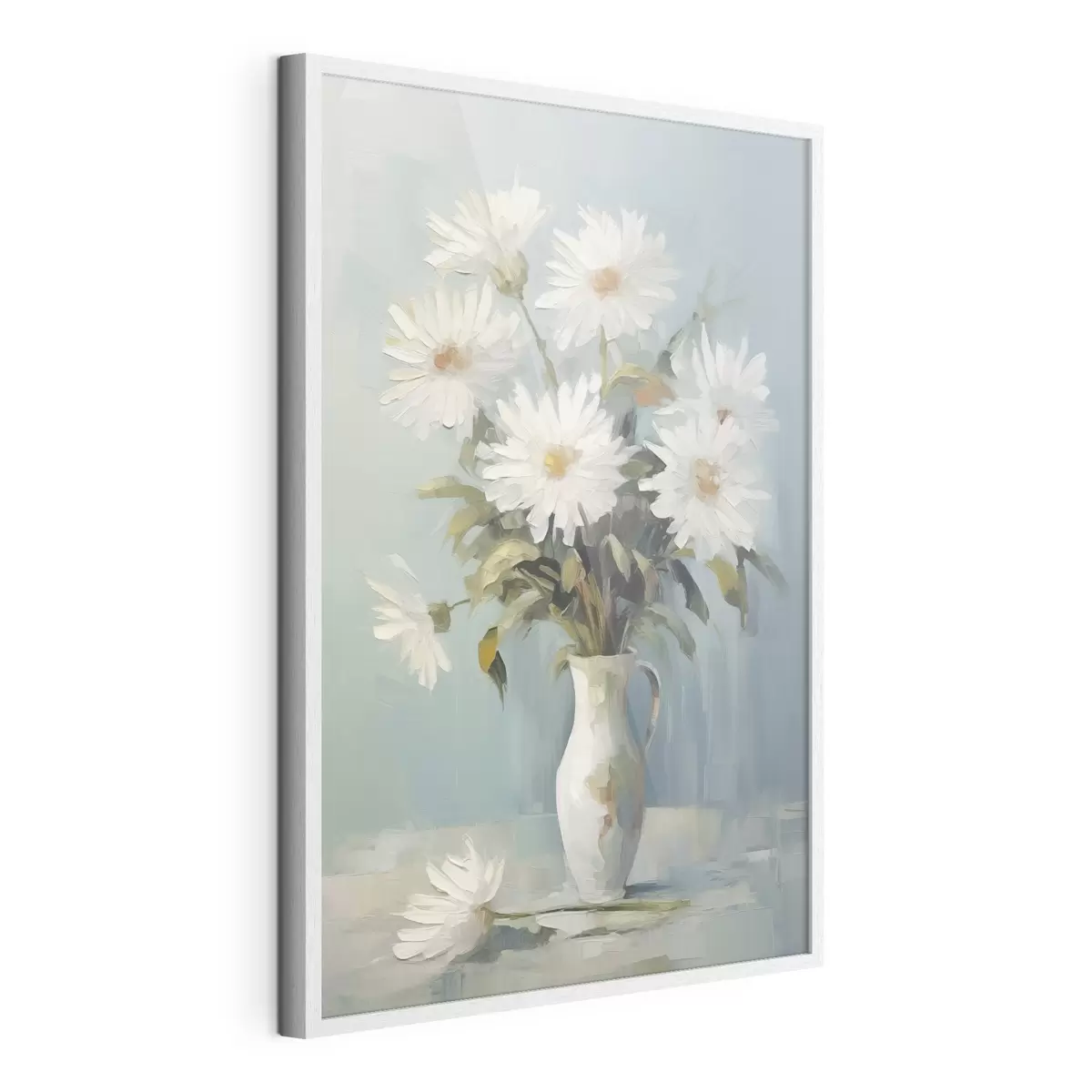 Poster Bloemen in een vaas imitatie schilderij f46743
