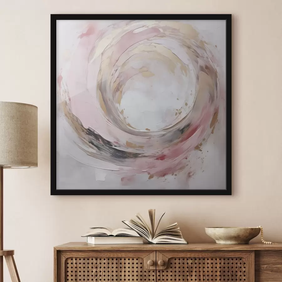 Fotobehang Wervelwind, imitatie schilderij f46744