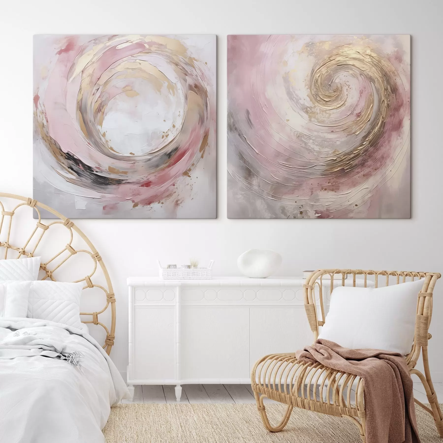  Schilderijen Abstracte werveling imitatie schilderij m01028