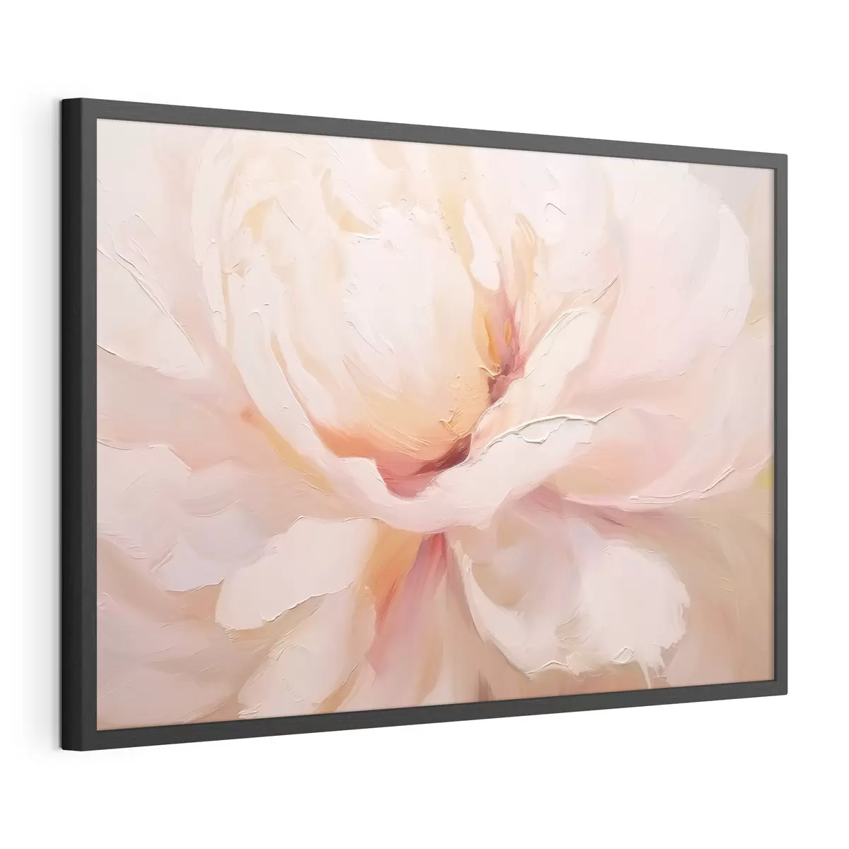 Poster Close-up van een roze bloem f46723