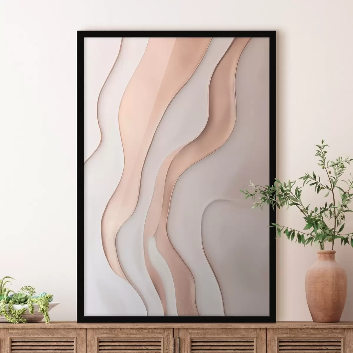 Poster Samenvatting. Golvende lijnen f46724