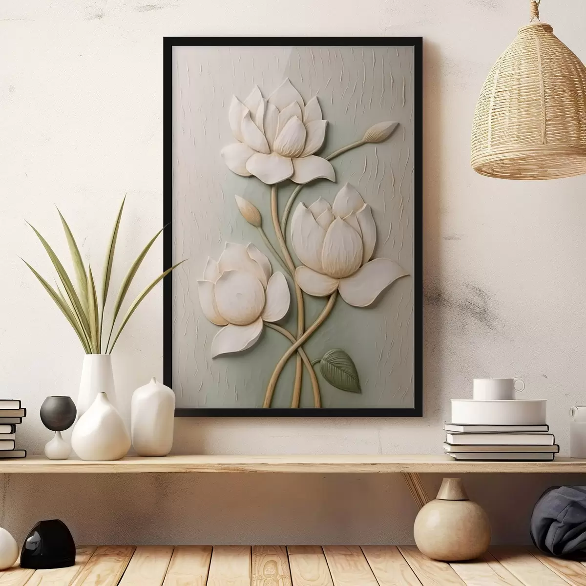 Poster Lotusbloemen f46732