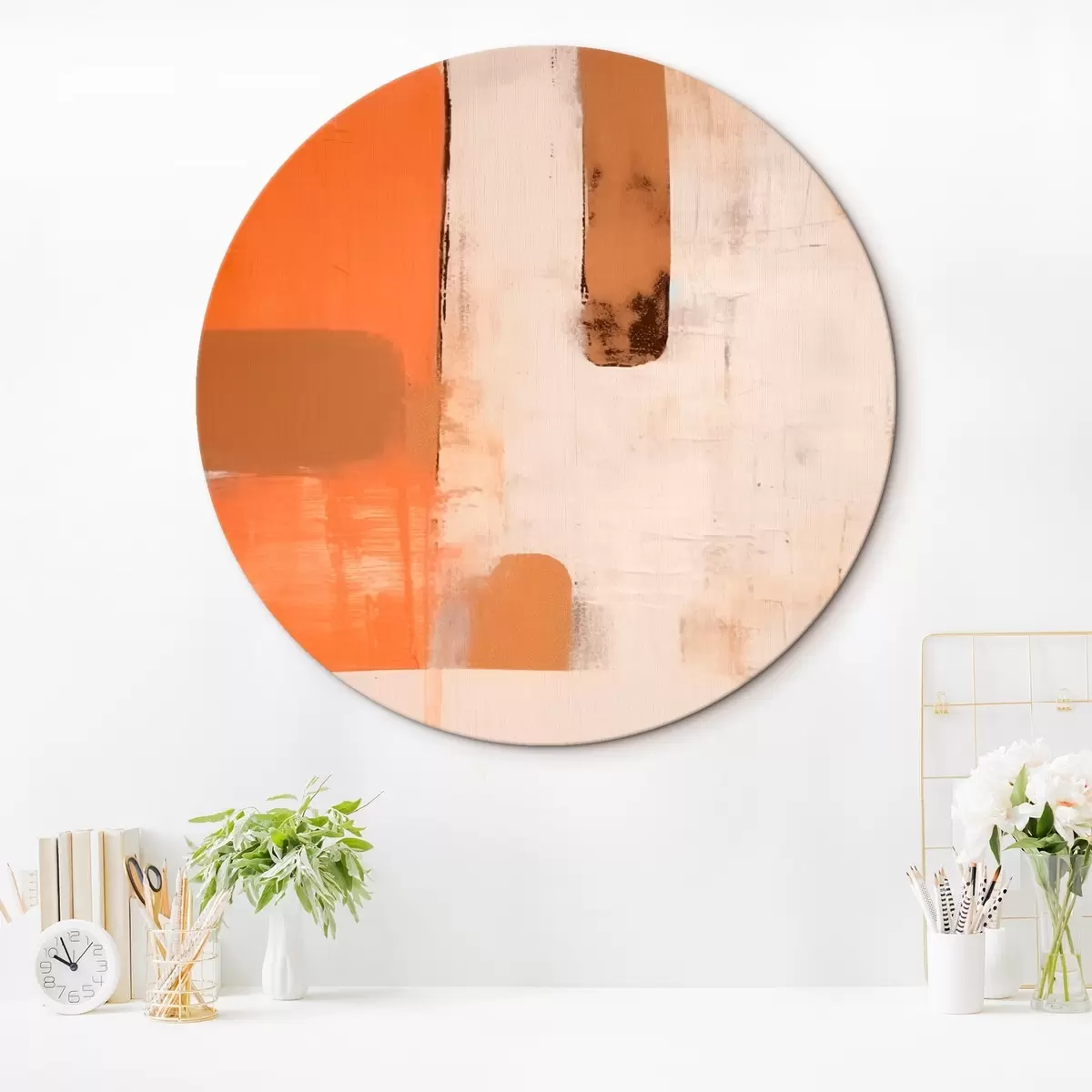 Ronde schilderijen Abstracte samenstelling r46726