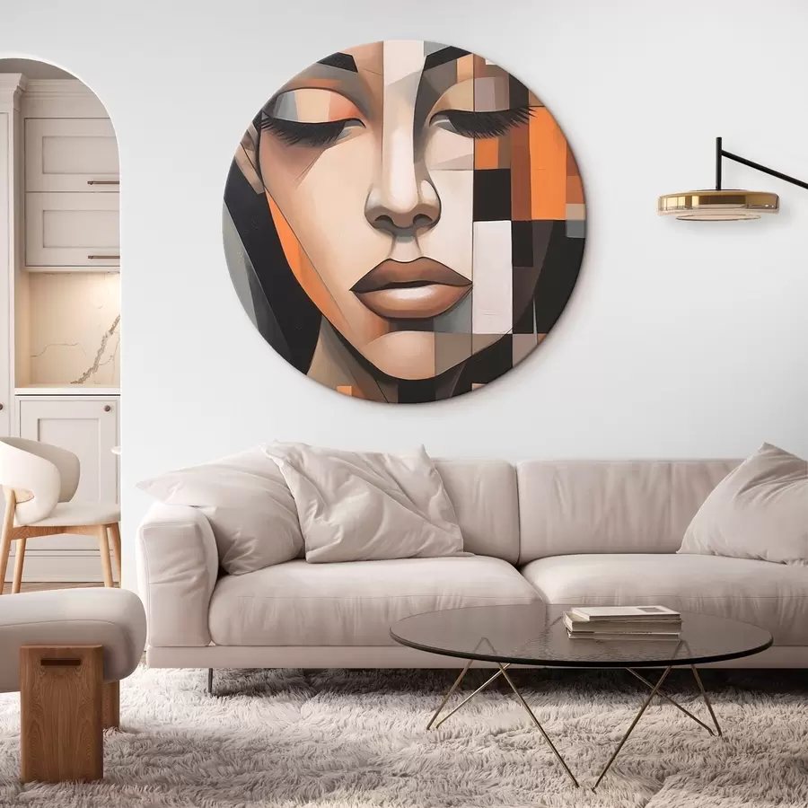  Schilderijen Kubistisch vrouwenportret r46731