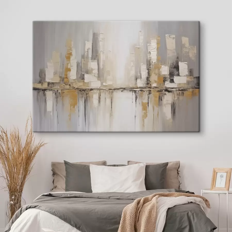  Schilderijen Abstracte imitatie van schilderkunst in de stad s46761