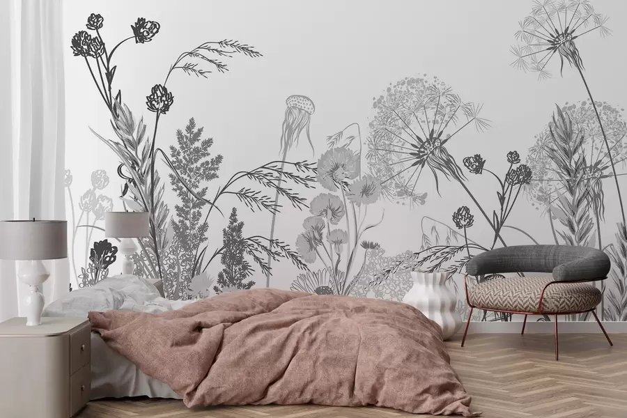 Fotobehang Wilde bloemen w04943v3