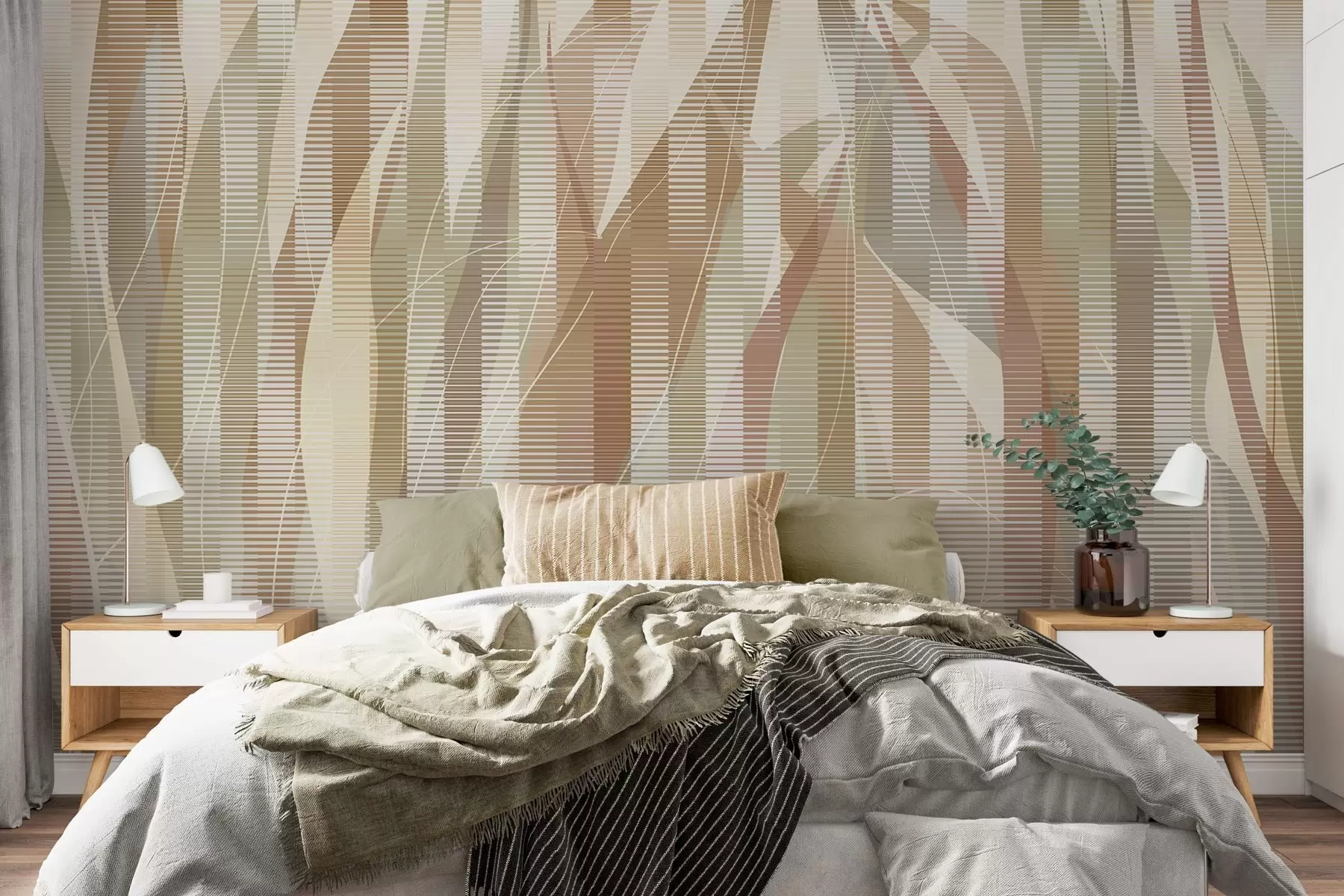 Fotobehang Verweven elementen w04945