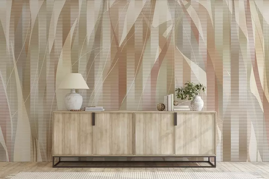 Fotobehang Verweven elementen w04945