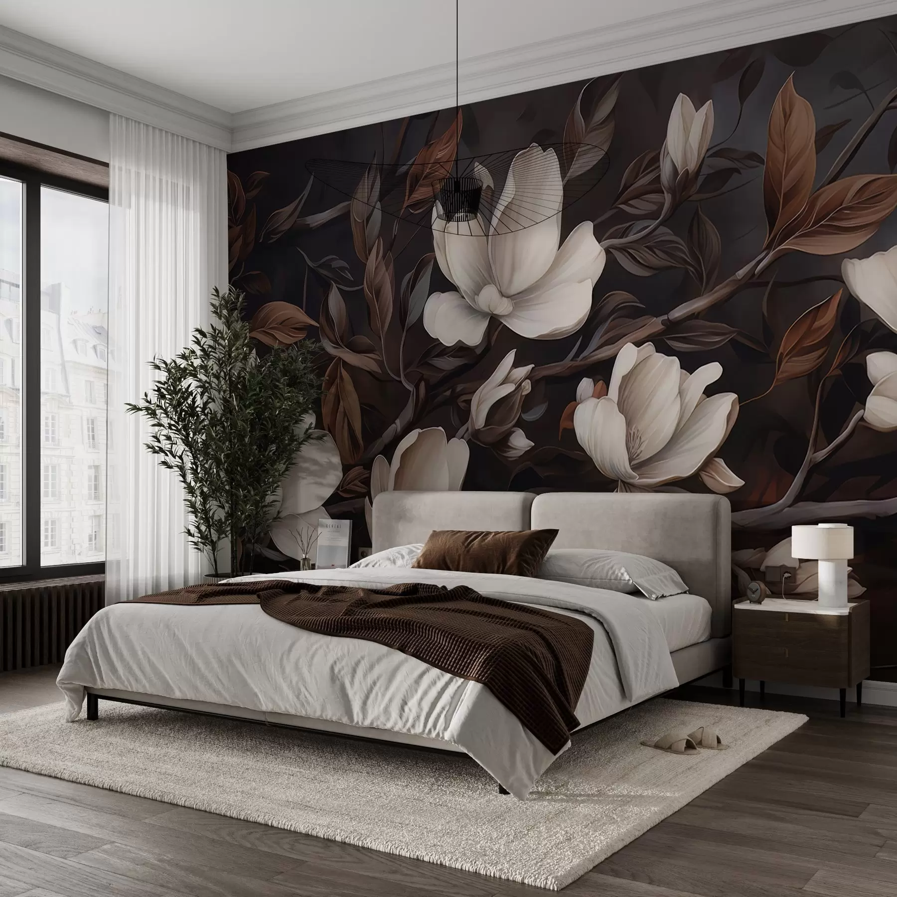 Fotobehang Elegante boomtak w04950