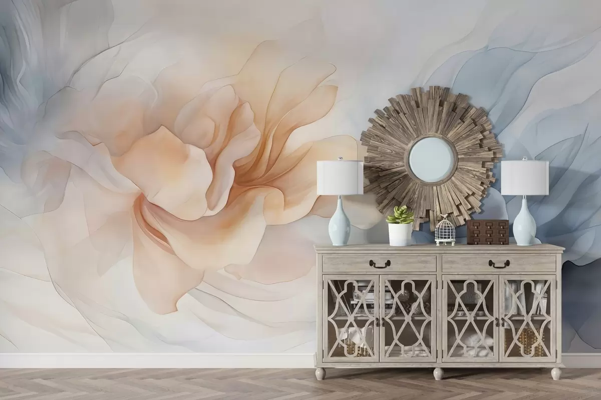 Fotobehang Doorschijnende knoppen w04951