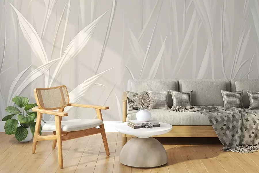 Fotobehang Abstract gras w04915