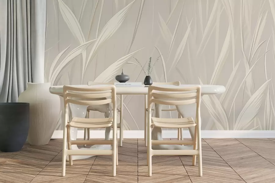 Fotobehang Abstract gras w04915