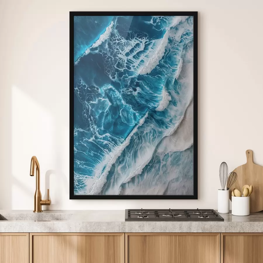 Fotobehang Zee golven f46793