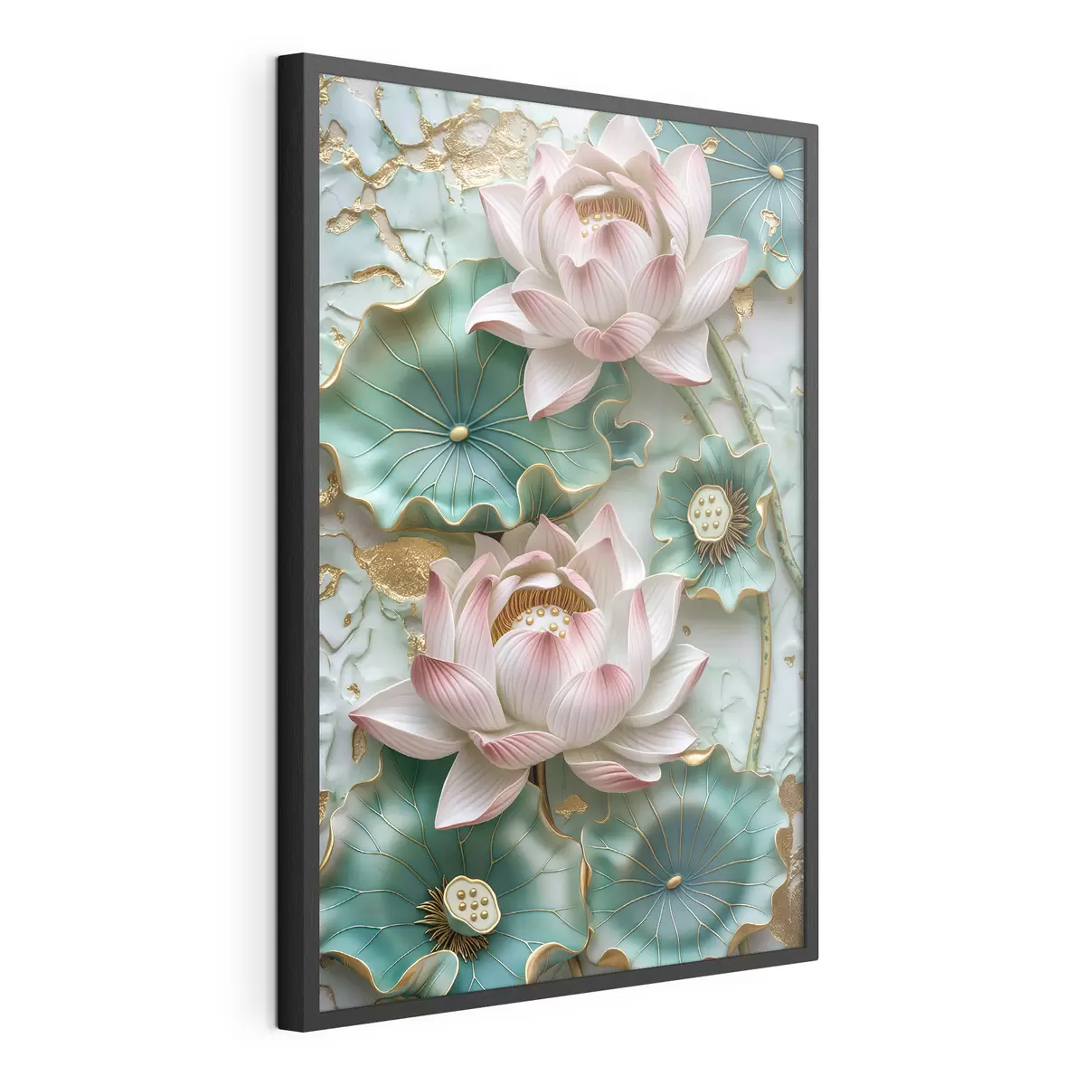 Poster Lotusbloemen f46798