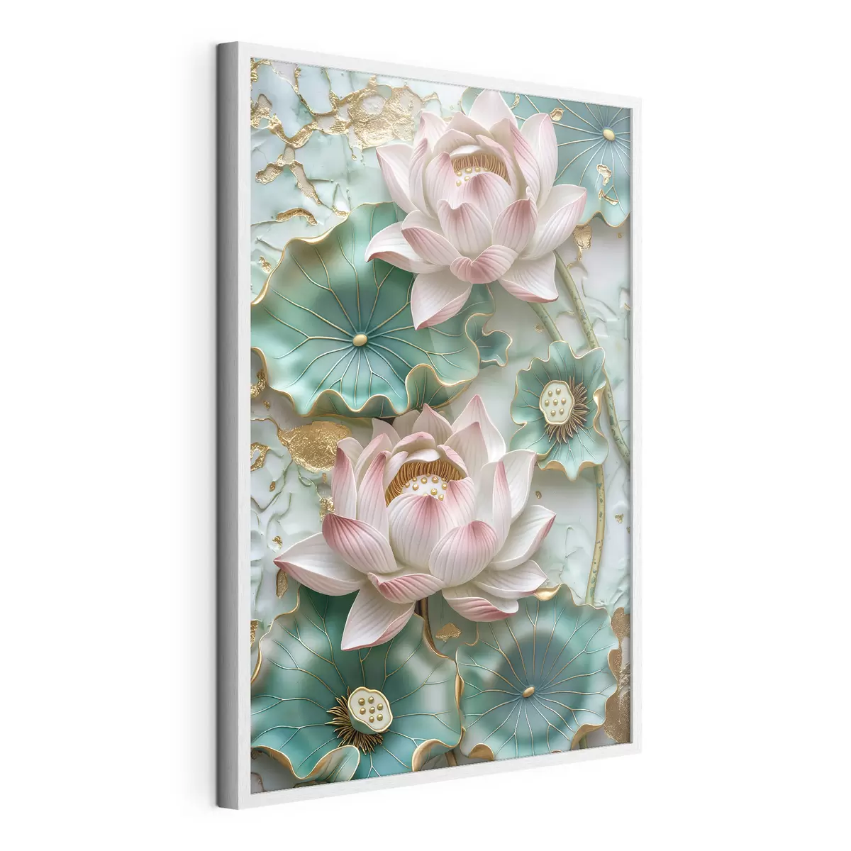 Poster Lotusbloemen f46798