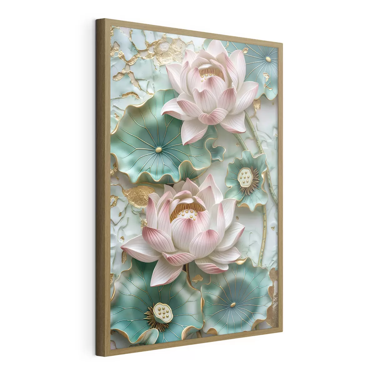 Poster Lotusbloemen f46798