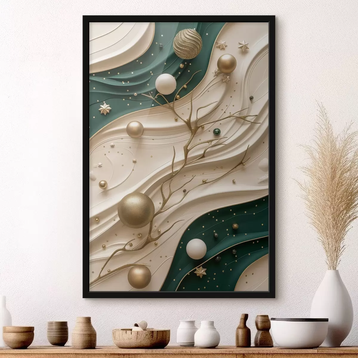 Poster Nieuwjaarsabstractie f46799