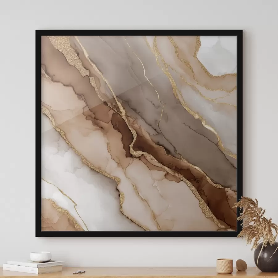 Fotobehang Getextureerd steenmotief in artistieke stijl f46643