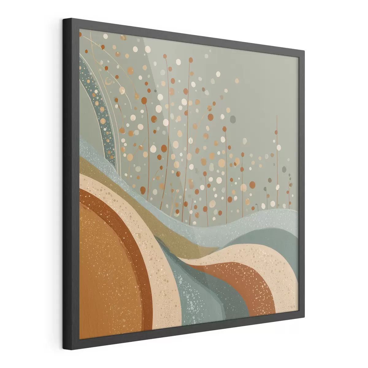 Poster Compositie met decoratieve kleine elementen f46653