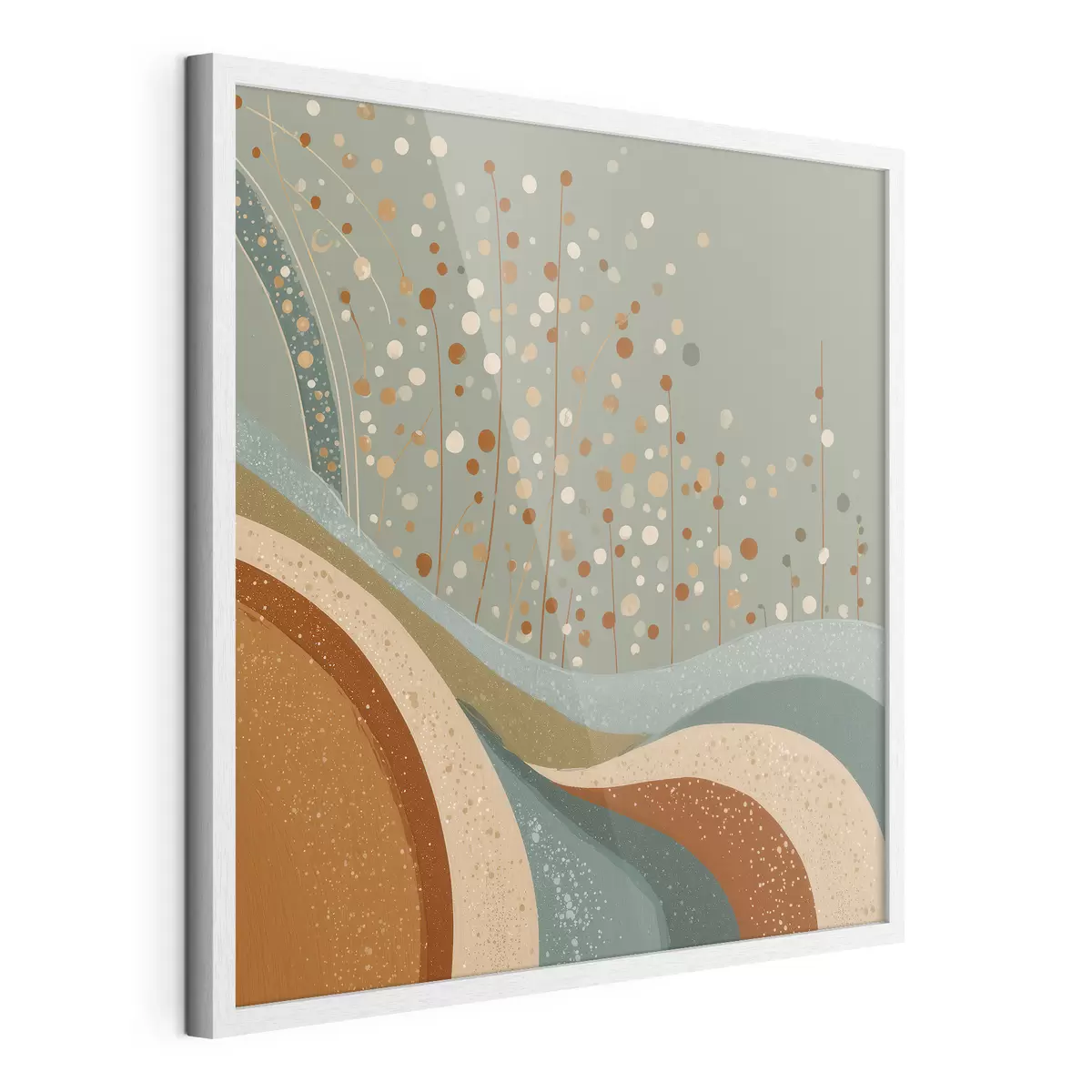 Poster Compositie met decoratieve kleine elementen f46653