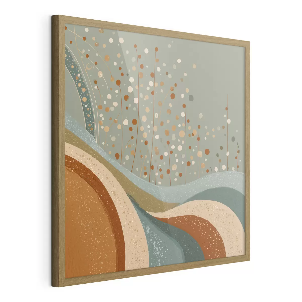 Poster Compositie met decoratieve kleine elementen f46653